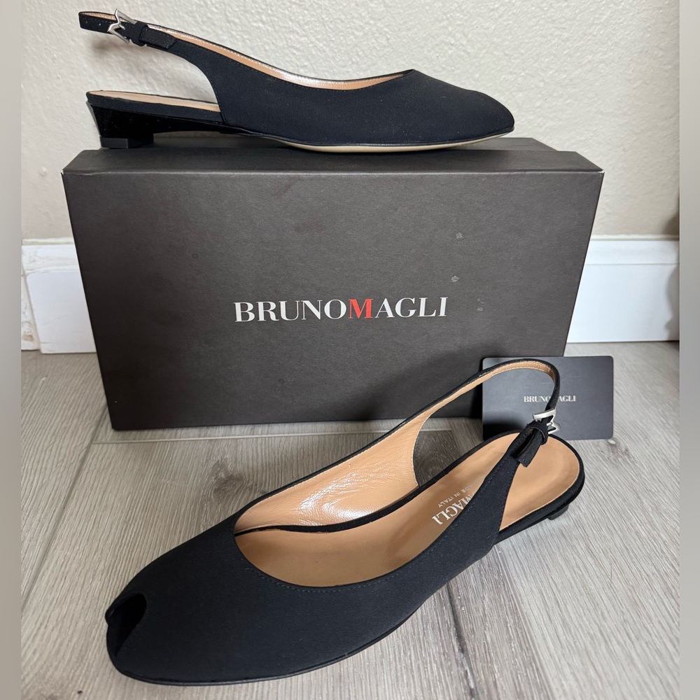 Bruno Magli Sandals Vero Cuoio black micro-vit. Vernice Carpa 8 shoes